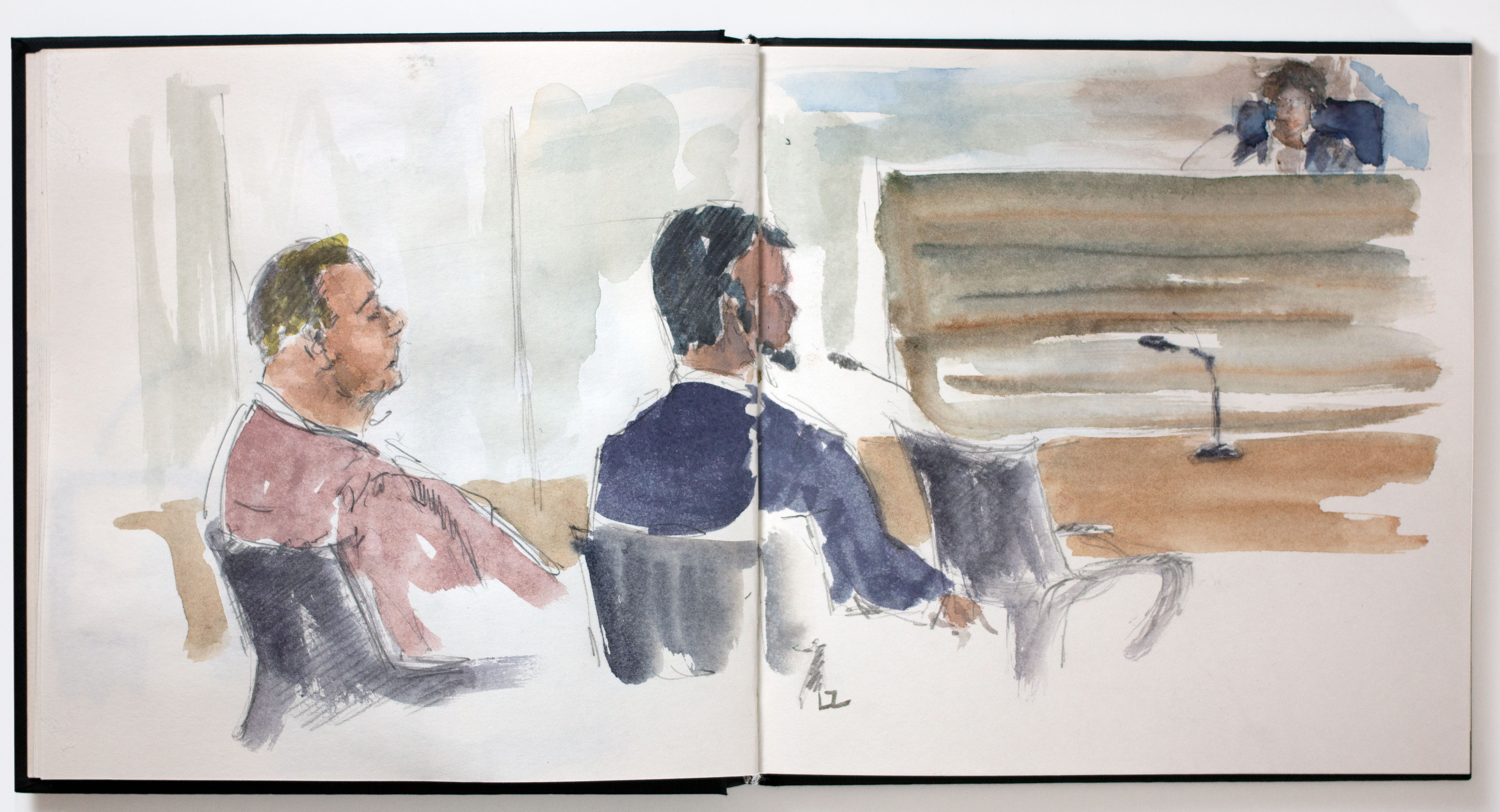 The Art of Crime 10 Chilling Courtroom Sketches  Book An Artist Blog